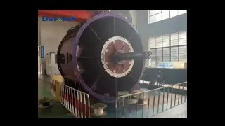 900KW permanent magnet submersible axial-flow pump has been installed and commissioned.